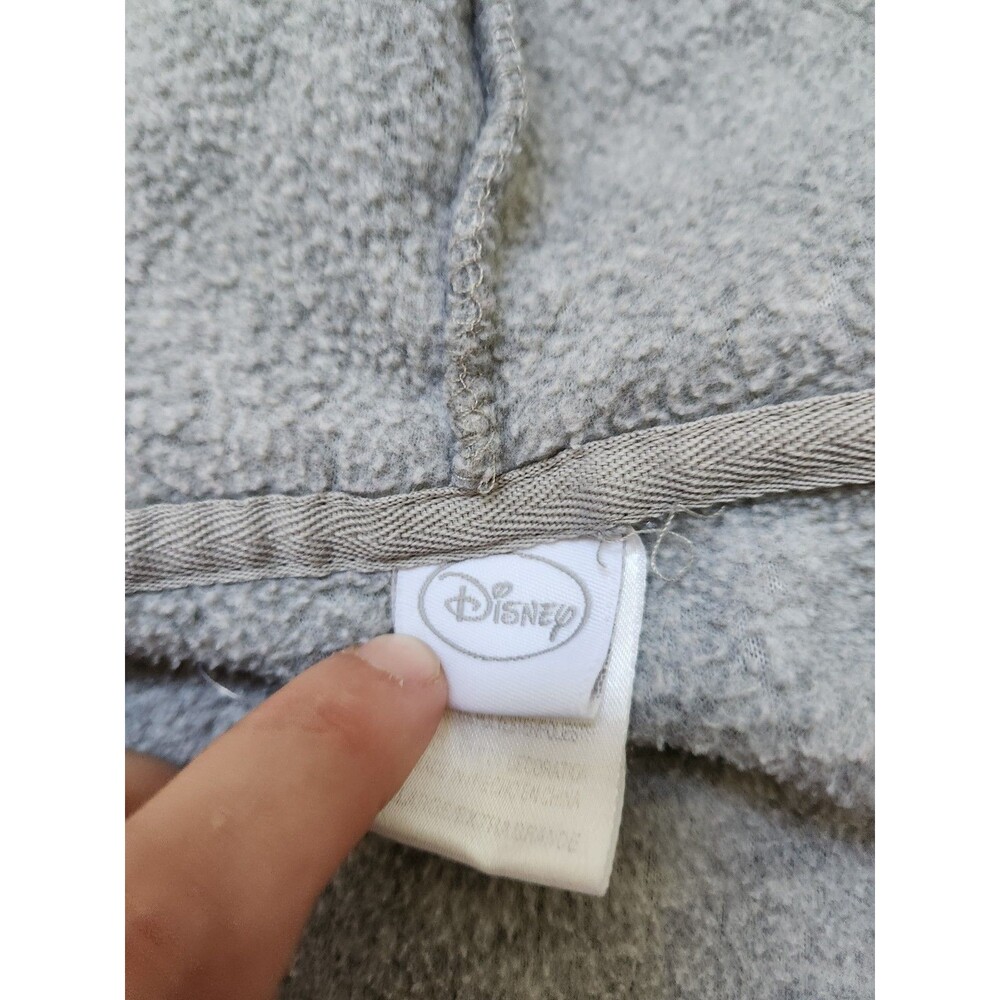 VTG Disney Winnie the Pooh Hoodie Womens XL Gray Zip Up Sweatshirt Embroidered - Picture 4 of 9